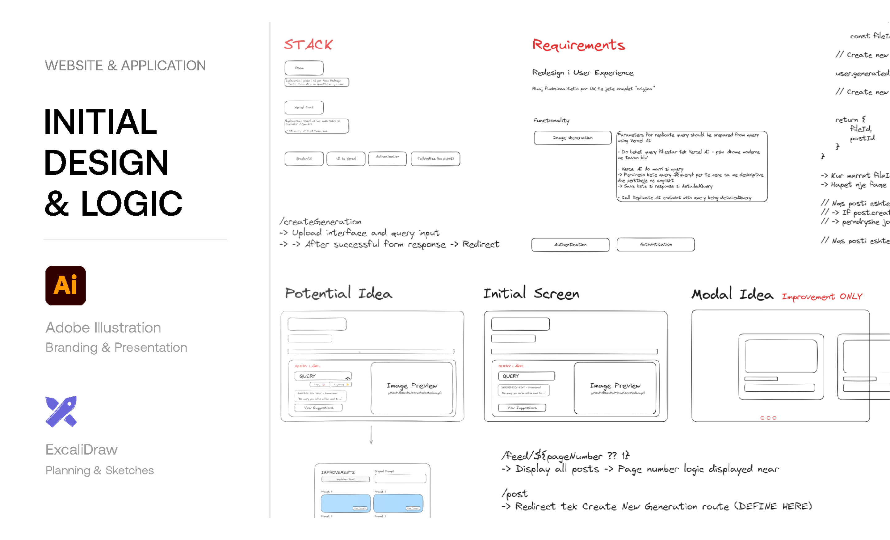 Initial Design & Logic