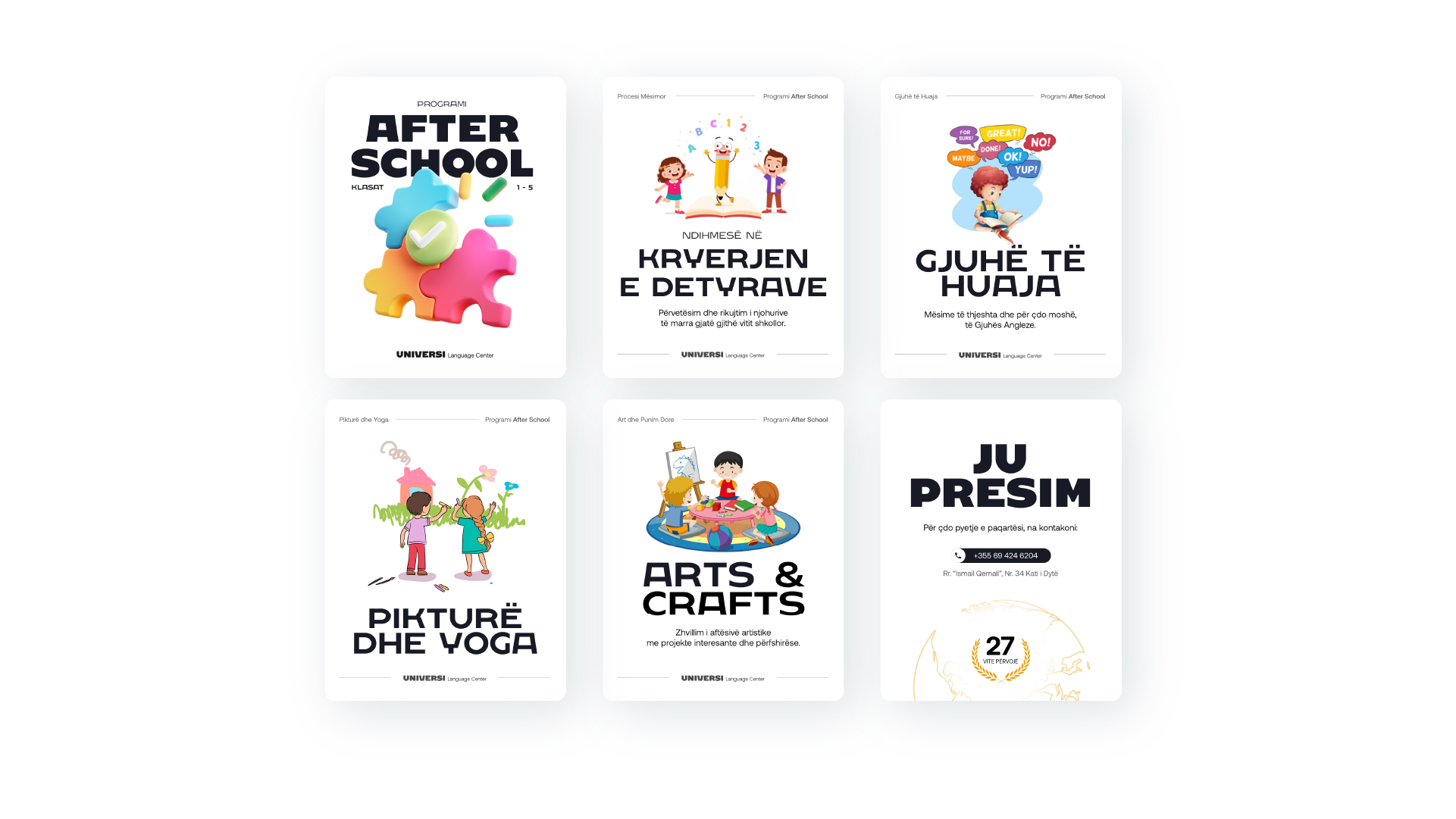 Carousel Posts for Universi Language Center by Enes Bala